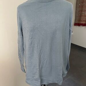 J. Jill Light Blue Crew Neck Sweater